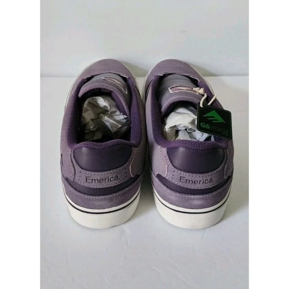 Emerica The Low Vulc Skate Shoes - Sneakers Lavender Purple New Size 11.5